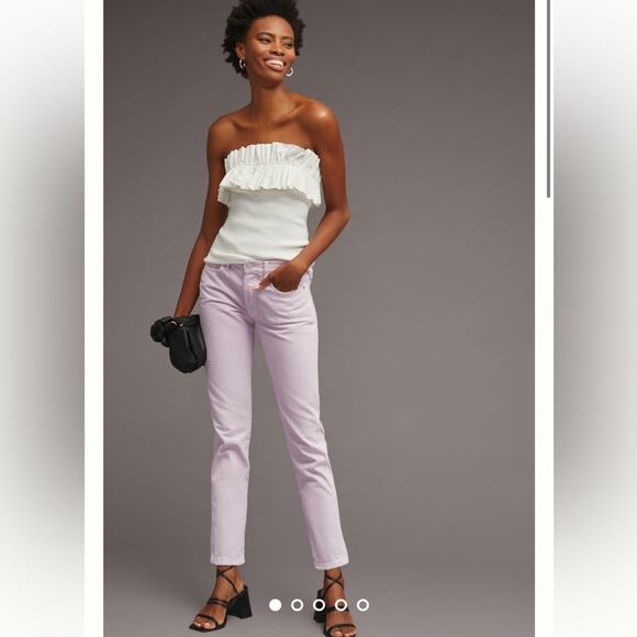 AMO TOMBOY HIGH RISE CROP JEANS Size 28 - Picture 2 of 16